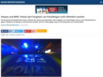 Bild zum Artikel: Hessen und NRW: Polizei darf Vergehen von Flüchtlingen nicht öffentlich machen