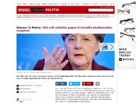 Bild zum Artikel: Klausur in Mainz: CDU will schärfer gegen kriminelle Asylbewerber vorgehen
