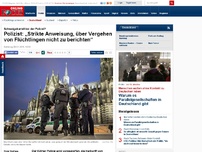 Bild zum Artikel: Schweigekartell bei der Polizei? - Polizist: „Strikte Anweisung, über Vergehen von Flüchtlingen nicht zu berichten“