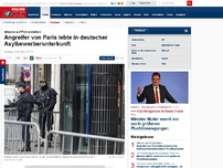 Bild zum Artikel: Er hatte eine Bombenattrappe bei sich - Angriff auf Pariser Polizeistation: Täter lebte in Flüchtlingsunterkunft in NRW
