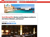 Bild zum Artikel: Rocker und Hooligans wollen in der Kölner Altstadt „aufräumen'