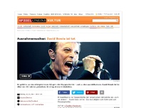 Bild zum Artikel: Ausnahmesänger: David Bowie ist tot