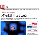Bild zum Artikel: „New York Times“ meint - »Merkel muss weg!