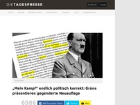 Bild zum Artikel: „Mein Kampf“ endlich politisch korrekt: Grüne präsentieren gegenderte Neuauflage