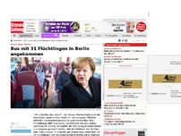 Bild zum Artikel: Landrat schickt Bus voller Flüchtlinge nach Berlin