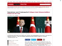 Bild zum Artikel: Festnahmen nach Friedensaufruf: Erdogan hetzt Wissenschaftlern Polizei auf den Hals