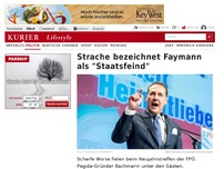 Bild zum Artikel: Strache bezeichnet Faymann als 'Staatsfeind'