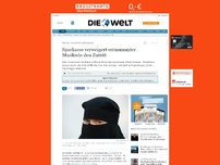 Bild zum Artikel: Sicherheitsbedenken: Sparkasse verweigert vermummter Muslimin den Zutritt