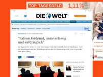 Bild zum Artikel: Flüchtlingshelferin: Extrem fordernd, unzuverlässig und anzüglich