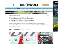 Bild zum Artikel: Benjamin Köhler: Zweitligaprofi feiert Traum-Comeback nach Krebsleiden