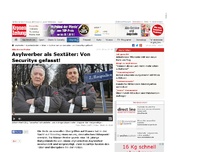 Bild zum Artikel: Asylwerber als Sextäter: Von Securitys gefasst!