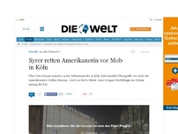 Bild zum Artikel: Silvesternacht: Syrer retten Amerikanerin vor Mob in Köln