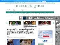 Bild zum Artikel: Jetzt wird's ernst: Rechtsanwälte reichen Verfassungsbeschwerde gegen Merkels Flüchtlingspolitik ein