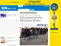 Bild zum Artikel: Flüchtlinge in Baden-Württemberg: Zahnersatz könnte Milliarden kosten