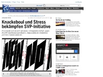 Bild zum Artikel: «Dringender Aufruf»: Knackeboul und Stress bekämpfen SVP-Initiative