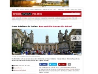 Bild zum Artikel: Irans Präsident in Italien: Rom verhüllt Nacktstatuen für Rohani