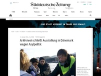 Bild zum Artikel: Ai Weiwei schließt Ausstellung in Dänemark wegen Asylpolitik