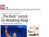 Bild zum Artikel: BILD live bei „RAW“ - „The Rock“ zurück im Wrestling-Ring!