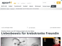 Bild zum Artikel: Liebesbeweis für krebskranke Freundin