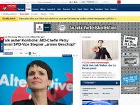 Bild zum Artikel: In der Sendung 'Menschen bei Maischberger' - Talk außer Kontrolle: AfD-Chefin Petry nennt SPD-Vize Stegner „armes Geschöpf“