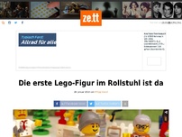 Bild zum Artikel: Die erste Lego-Figur im Rollstuhl ist da