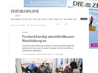 Bild zum Artikel: Flüchtlinge: Finnland kündigt ebenfalls Massen-Abschiebung an