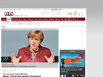 Bild zum Artikel: Nur temporärer Aufenthaltsstatus: Merkel: Flüchtlinge werden heimkehren