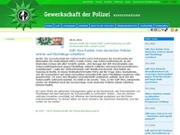 Bild zum Artikel: GdP-Vize Radek: Kein deutscher Polizist würde auf Flüchtlinge schießen!