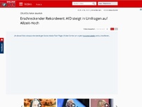 Bild zum Artikel: CDU/CSU fallen deutlich - Erschreckender Rekordwert: AfD steigt in Umfragen auf Allzeit-Hoch