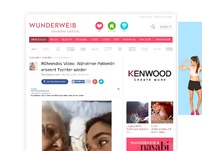 Bild zum Artikel: Rührendes Video: Alzheimer-Patientin erkennt Tochter wieder