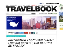 Bild zum Artikel: Britischer Teenager fliegt 
1700 km Umweg, um 
10 Euro zu sparen