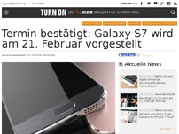 Bild zum Artikel: Termin bestätigt: Galaxy S7 wird am 21. Februar vorgestellt