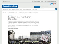 Bild zum Artikel: Deutschlandfunk | Informationen am Morgen | Entsetzen nach rassistischen Übergriffen