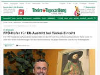Bild zum Artikel: „Islam gehört nicht zu Österreich“
