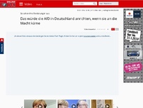 Bild zum Artikel: So sehen ihre Forderungen aus - Das würde die AfD in Deutschland anrichten, wenn sie an die Macht käme
