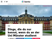 Bild zum Artikel: Dinge, die du nur kennst, wenn du an der Uni Münster studierst