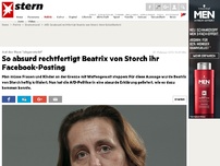 Bild zum Artikel: Auf der Maus 'abgerutscht': So absurd rechtfertigt Beatrix von Storch ihr Facebook-Posting