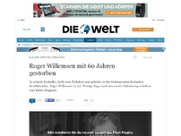 Bild zum Artikel: Bestsellerautor: Roger Willemsen mit 60 Jahren gestorben