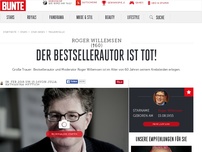 Bild zum Artikel: Der Bestsellerautor ist tot!