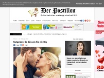 Bild zum Artikel: Ratgeber: So küssen Sie richtig