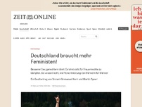 Bild zum Artikel: Feminismus: Deutschland braucht mehr Feministen!