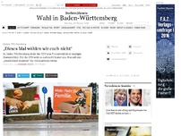 Bild zum Artikel: In Baden-Württemberg fürchten CDU und SPD eine Protestwahl