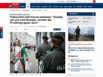 Bild zum Artikel: Mehr Sexualdelikte angezeigt - Polizeichef zieht Karnevalsbilanz: 'Sobald wir uns zurückzogen, wurden die Problemgruppen aktiv'