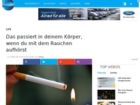 Bild zum Artikel: Das passiert in deinem Körper, wenn du mit dem Rauchen aufhörst