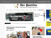 Bild zum Artikel: Ungeahntes Einnahmenpotenzial: Notrufnummern 110 und 112 werden kostenpflichtig