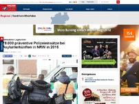 Bild zum Artikel: Vertraulicher Lagebericht - Diebstahl und Körperverletzung: 78.000 Polizeieinsätzen in Asylunterkünften in NRW