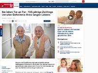 Bild zum Artikel: Sie leben Tür an Tür - 104-Jährige Zwillinge verraten Geheimnis ihres langen Lebens