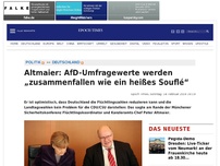 Bild zum Artikel: Altmaier: Umfragewerte der AfD werden „zusammenfallen wie ein heißes Souflé“