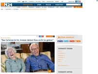 Bild zum Artikel: Ehe sei 83 Jahren - 
'Das Geheimnis ist, immer deiner Frau recht zu geben'
