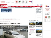 Bild zum Artikel: 900-PS-Wolf im Kadett-Pelz